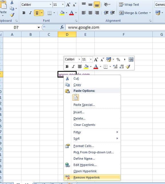How to instantly remove formatting and hyperlinks from Excel
