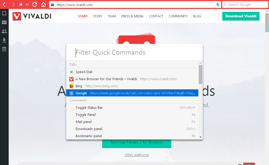How to search tabs with Vivaldi browser [Tip] dotTech