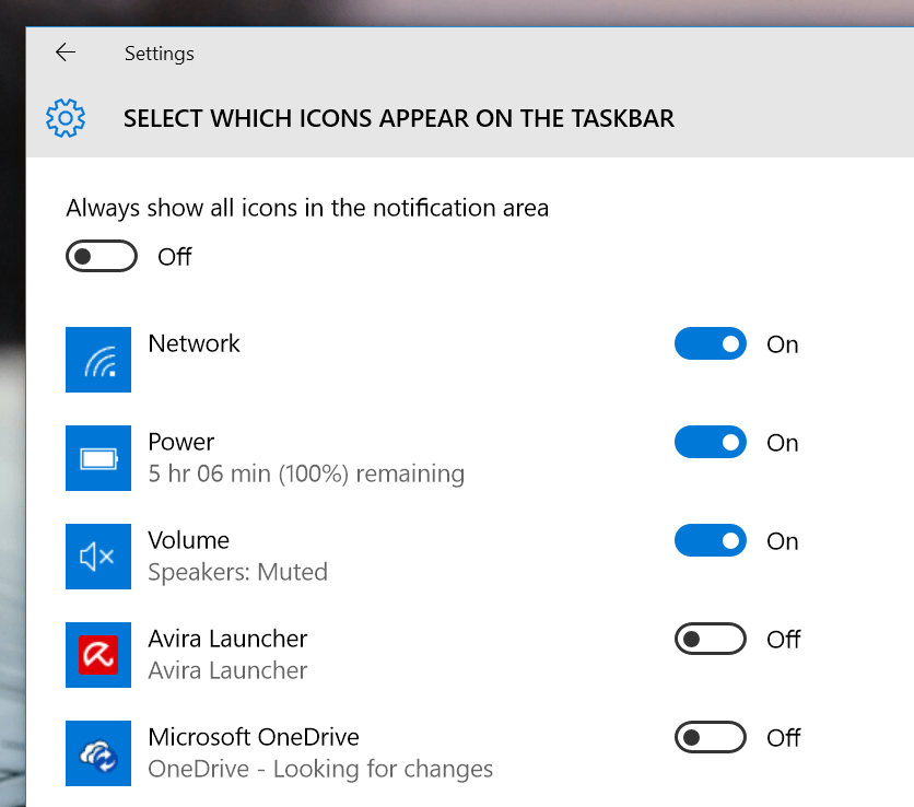 How to hide or show icons in Windows 10 system tray [Tip] dotTech