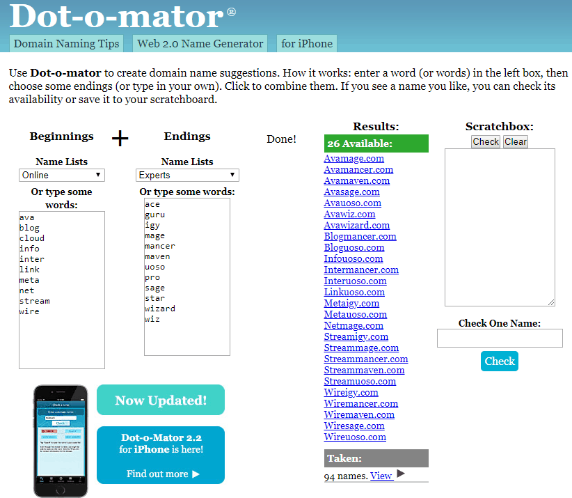 21 Best Free Short Domain Name Generators for 2023