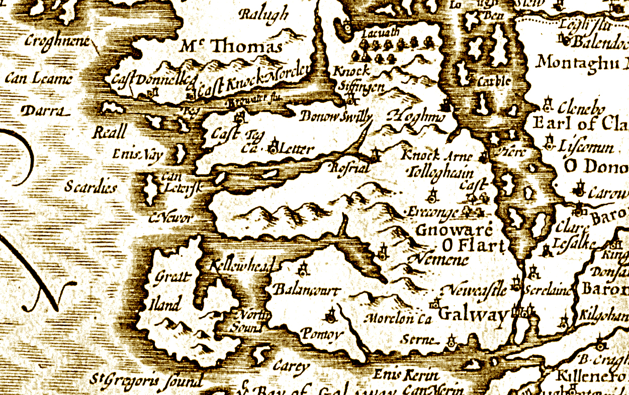 7Th Century England Map Historical reference maps Topics Oughterard Heritage