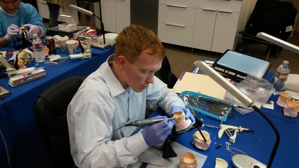 Dr. Duke attends class at the LA Institute of Clinical Dentistry