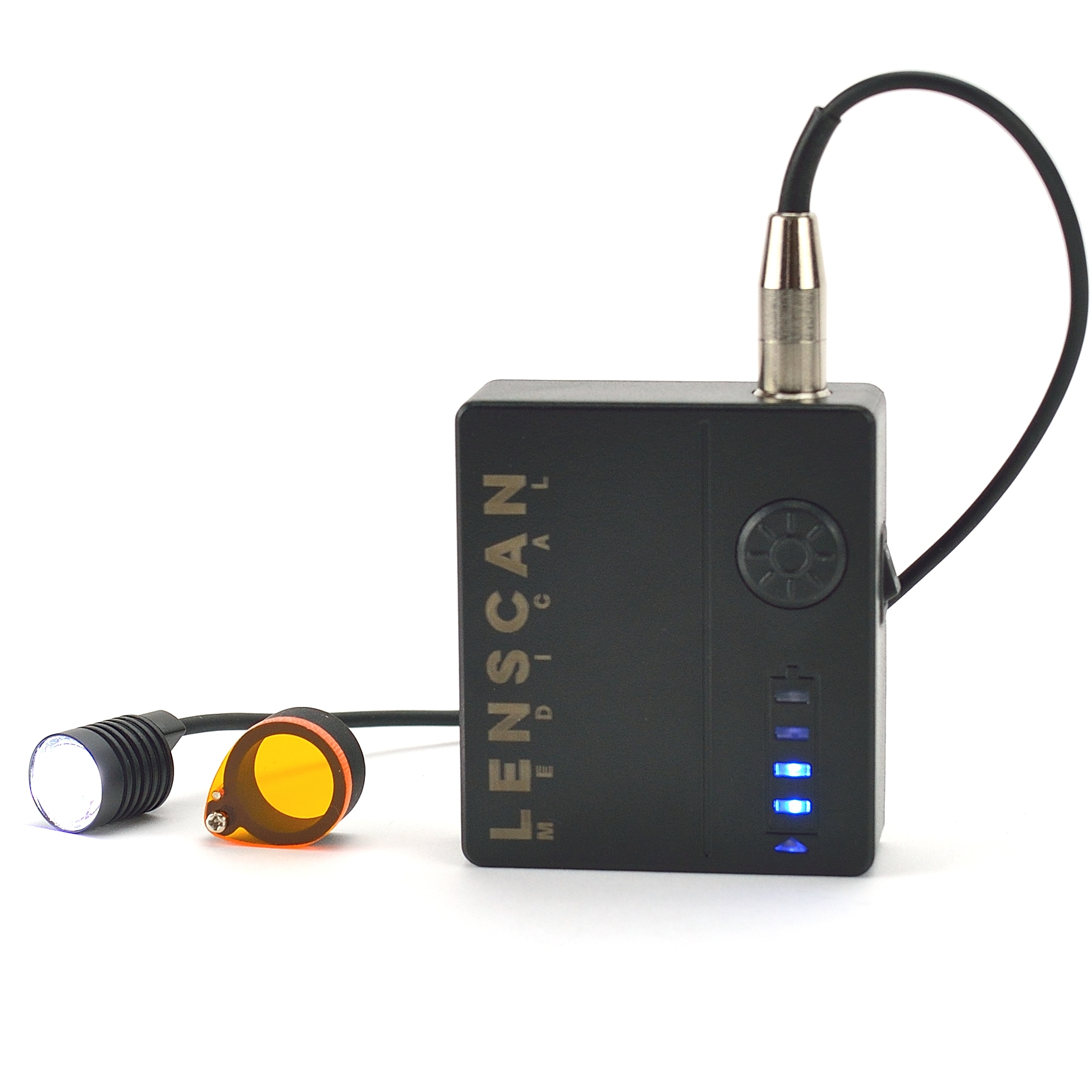 LuxMini Headlight with Pushing Button Control Battery Dental