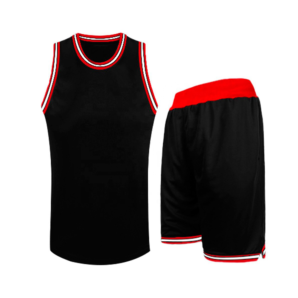 Black Color Basketball Uniform