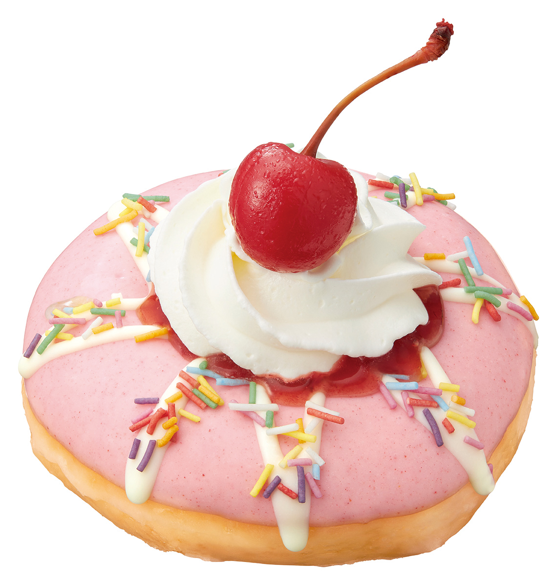 バースデーケーキをイメージ！クリスピー・クリーム・ドーナツ 東京国際フォーラム店「1周年記念スイーツ」