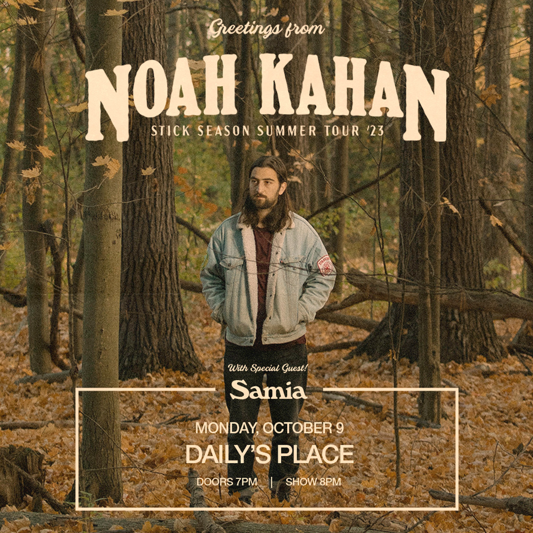 Noah Kahan Stick Season Summer Tour '23 Downtown Jacksonville