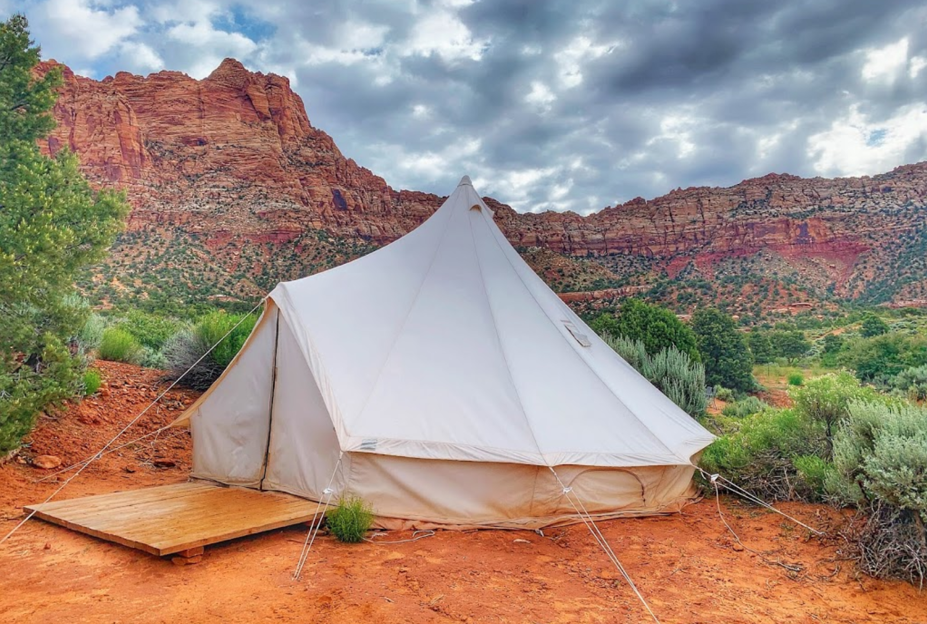 Go Glamping Near Zion National Park In Utah At Zion Luxury Camping