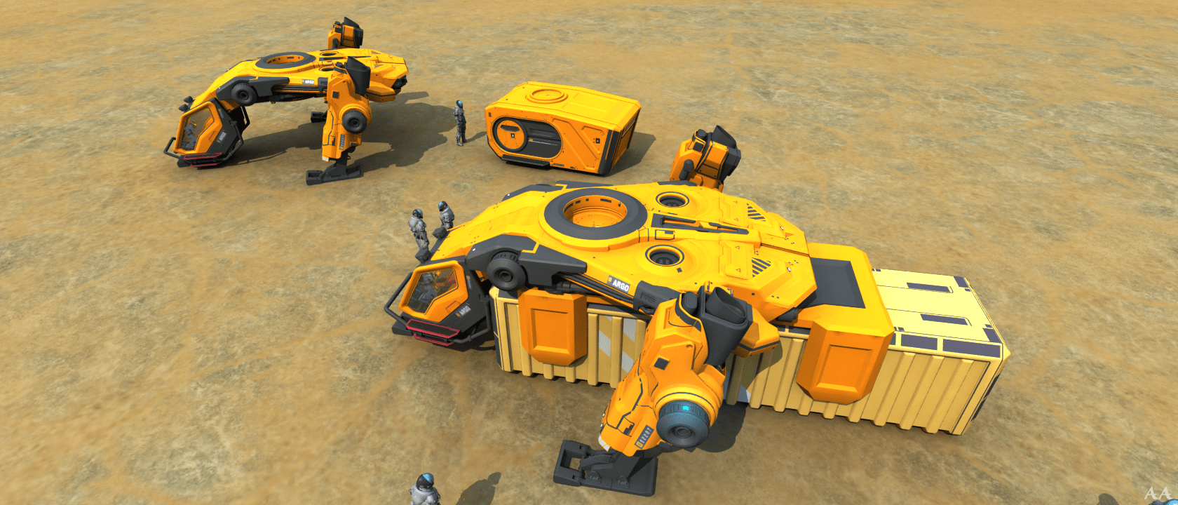 ArgoCargo And 32SCU Containers Star Citizen Spectrum