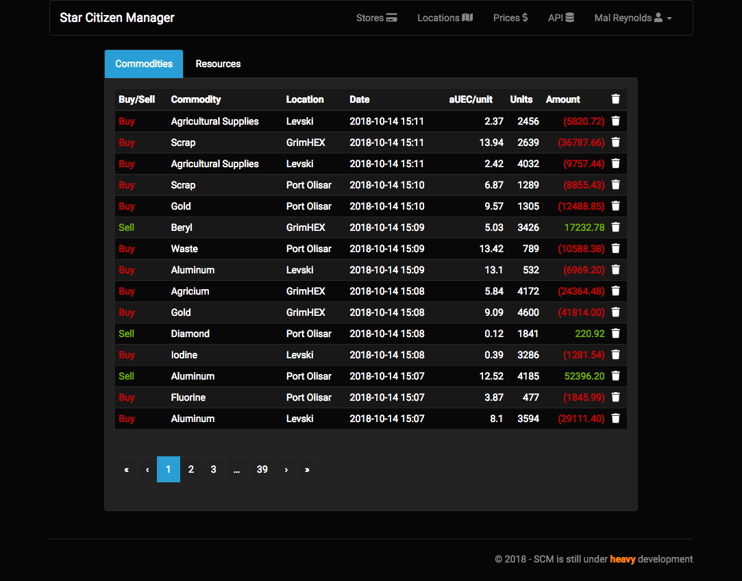 Citizen spotlight Trading/Mining webapp and Restful API Roberts