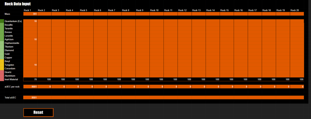 Citizen spotlight Updated Mining Yield Calculator to 3.9.1 Roberts