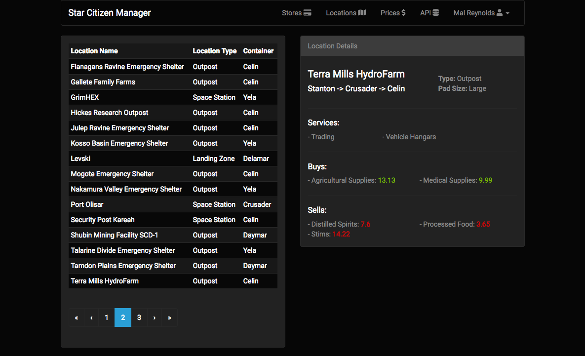 Citizen spotlight Trading/Mining webapp and Restful API Roberts