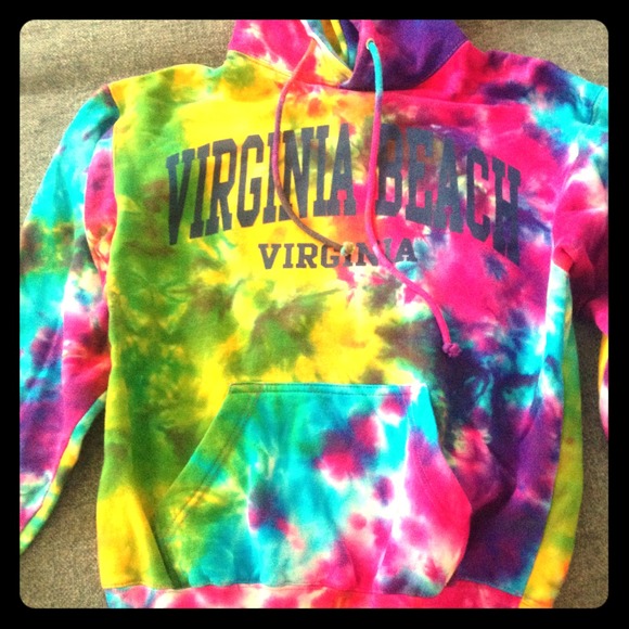 Exist Sweaters Tie Dye Va Beach Hoodie Poshmark