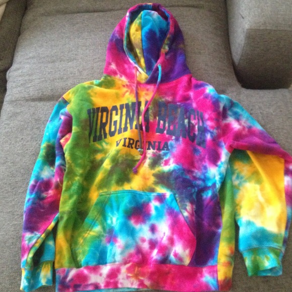Exist Sweaters Tie Dye Va Beach Hoodie Poshmark
