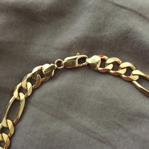 Daniel's Jewelers Jewelry 24 Inch 24kt Gold Figaro Chain Poshmark