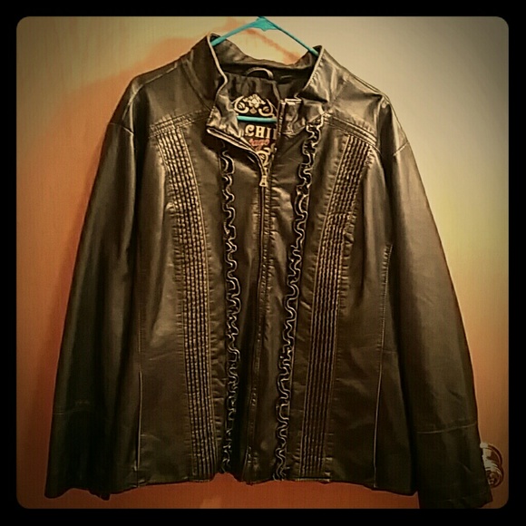Big Chill Vintage Jackets & Coats Faux Leather Jacket Poshmark