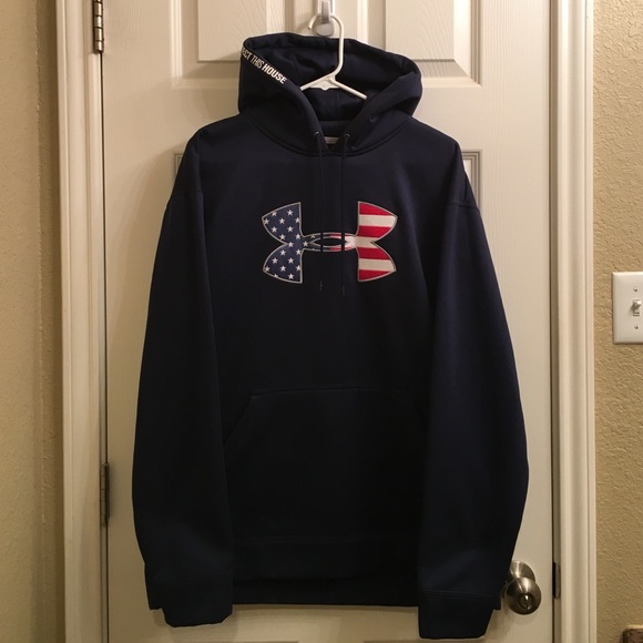 Under Armour Sweaters Mens American Flag Under Armour Hoodie Poshmark