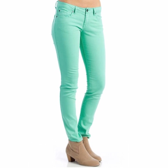 63 off Forever 21 Denim Mint Green Pants from ! sabrina's closet on