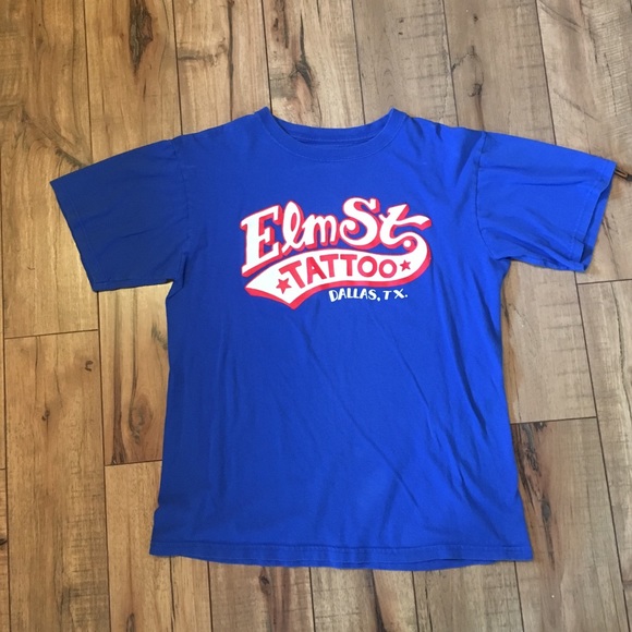 Anvil Shirts Mens Blue Elm St Tattoo T Shirt Poshmark