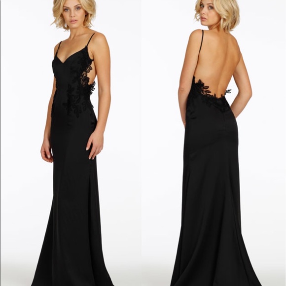 Lazaro Dresses Size 2 Lazaro Black Bridesmaid Dress New Poshmark
