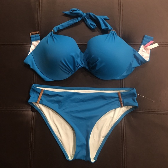 Victoria's Secret Swim Nwot Electric Blue Victorias Secret Bathing