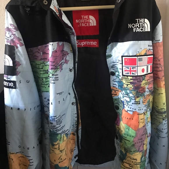 Supreme Map Jacket Color 2018