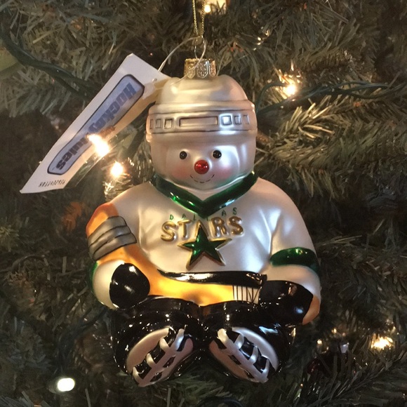Dallas Stars Christmas Ornaments Other Christmas & Winter Décor Home & Garden Dallas Stars Plush Snowman