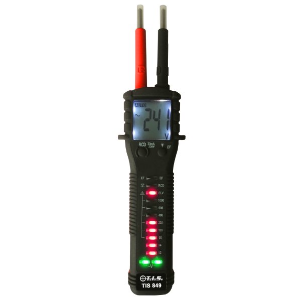 TIS849 1000V LCD Voltage & Continuity Tester DTR