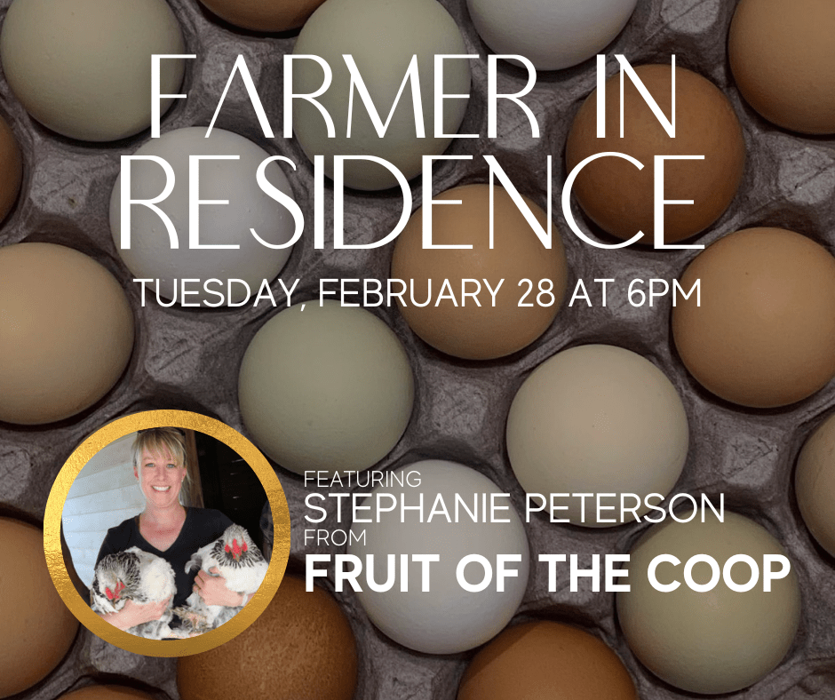 Farmer In Residence Fruit of the Coop Downtown Sioux Falls