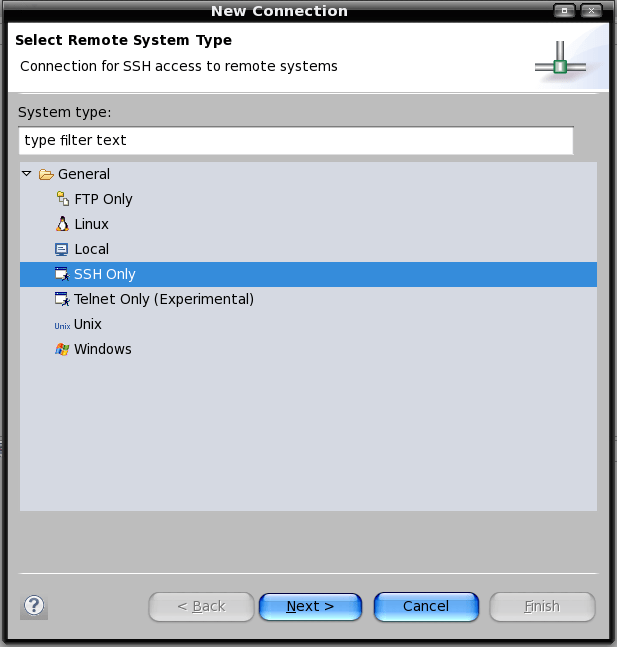 Eclipse + Remote System Explorer DTV & GAMES