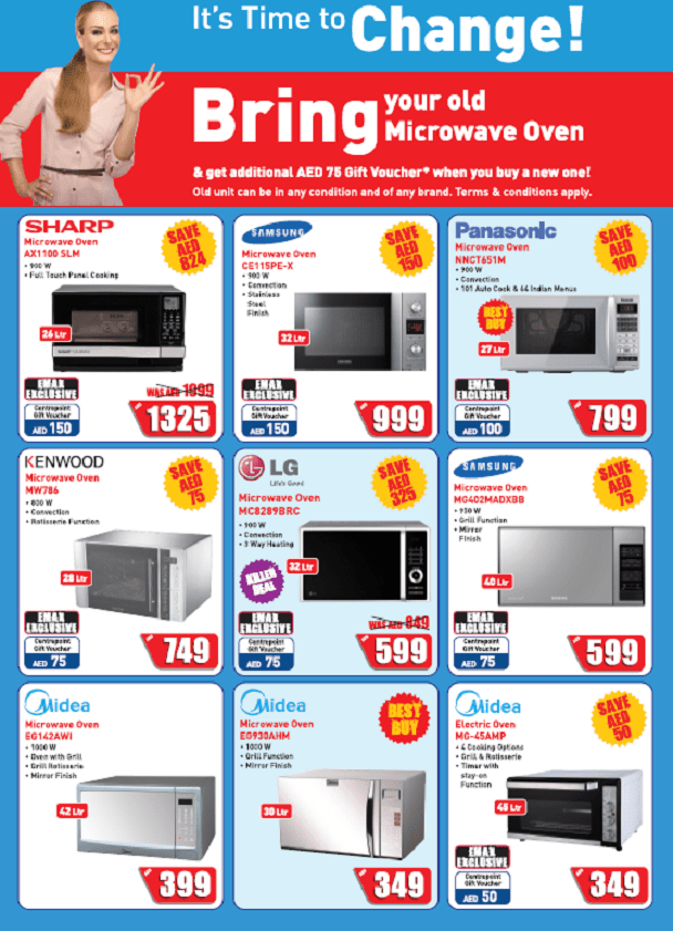 Microwave Ovens Offer Dubai Best Offers in Dubai