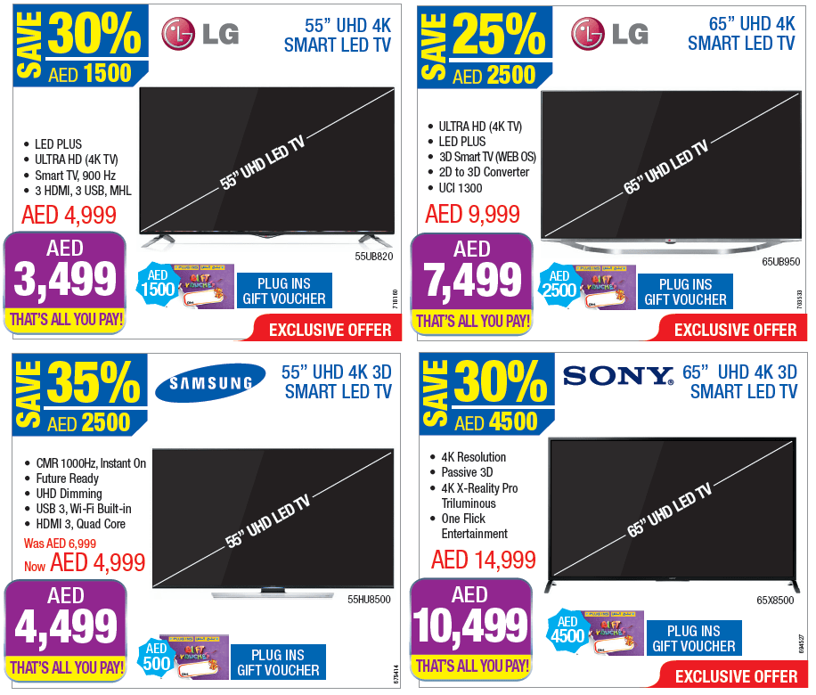 Smart TVs Best Offers at Plug Ins Dubai Best Offers in Dubai