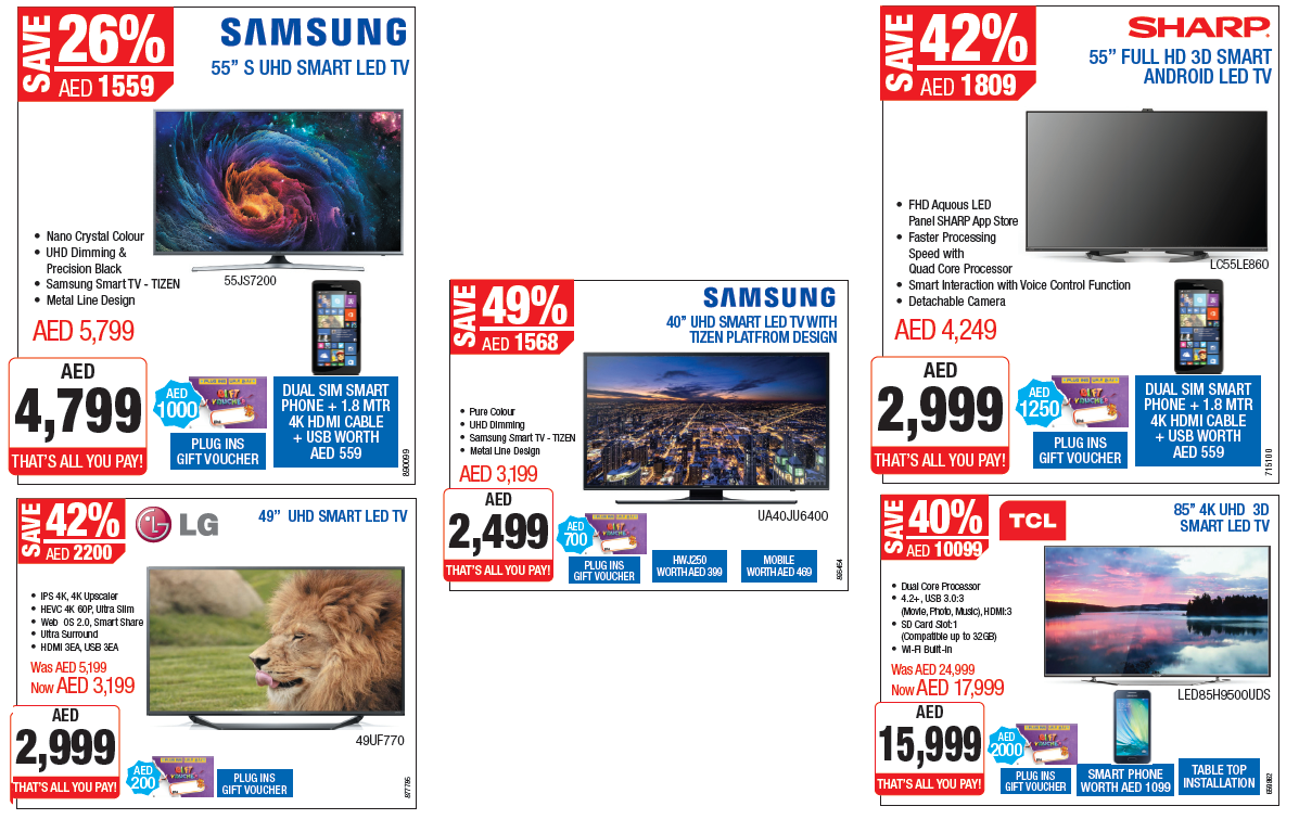 Smart TVs Amazing Offers at Plug Ins Dubai Best Offers in Dubai