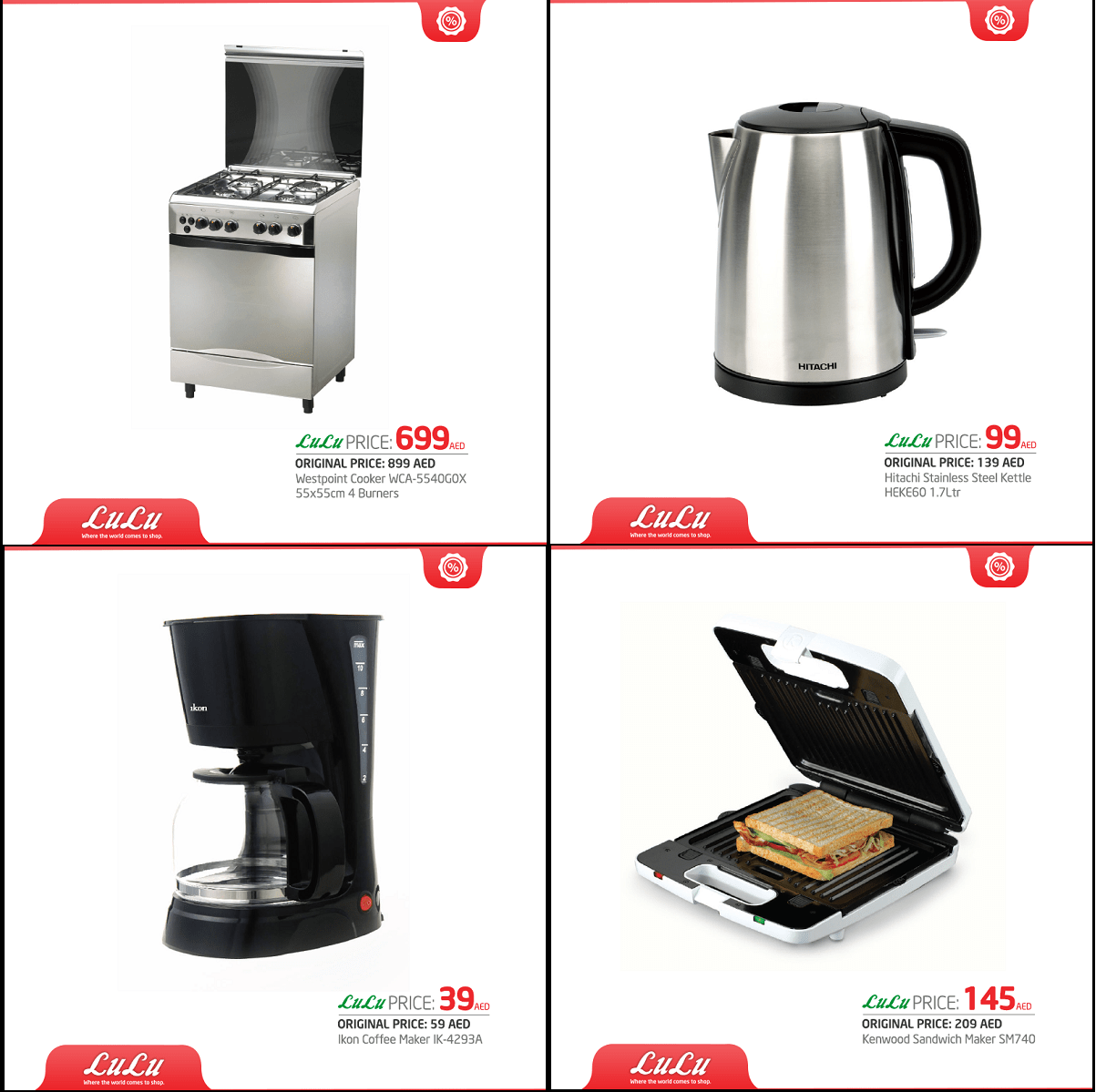 Kitchen Appliances Amazing Offers at LuLu Hypermarket Dubai Best