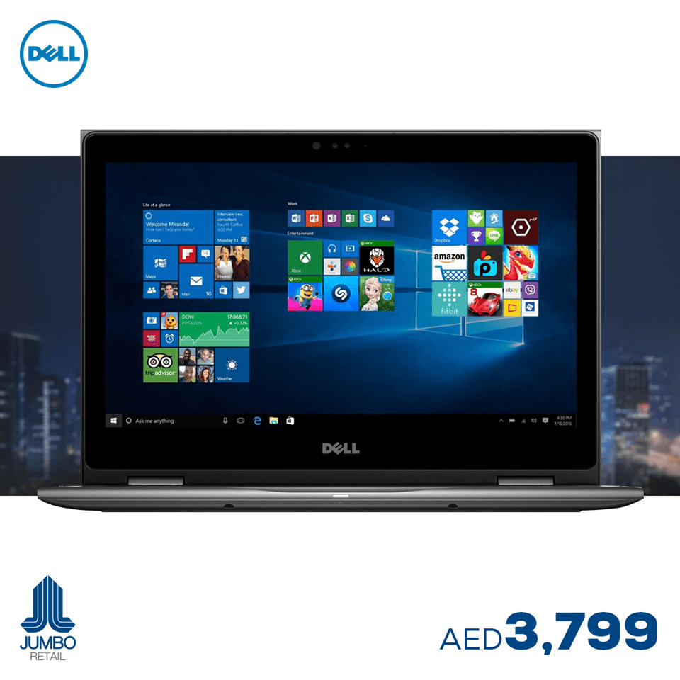Dell Inpiron 5368 2 in 1 Laptop Offer at Jumbo Online Store Dubai