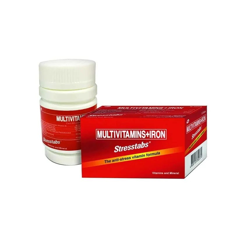 Pfizer Multivitamins + Iron (Stresstabs) Tablet the IntiStress Vitamin