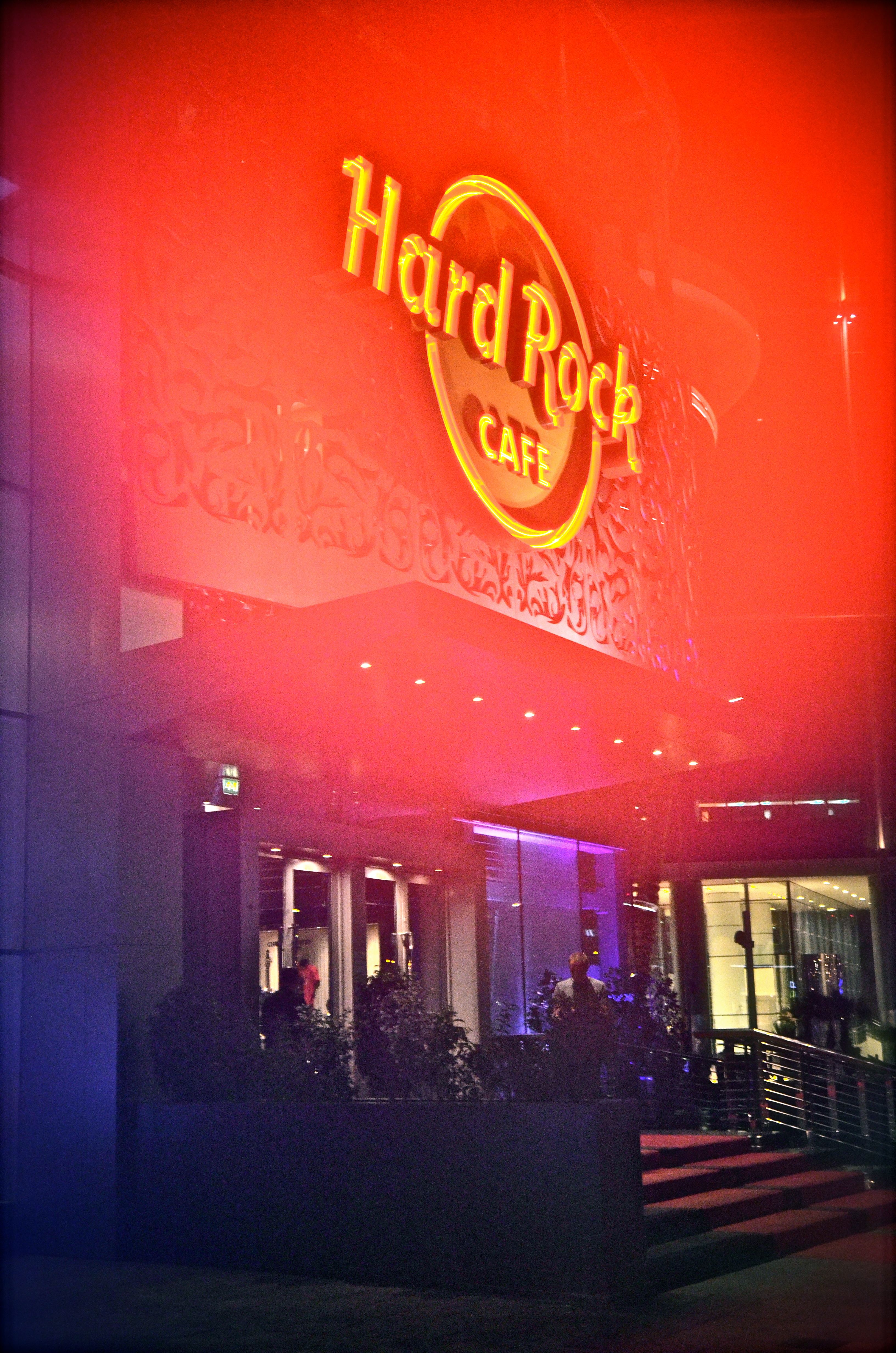 Entrance to Hard Rock Cafe Dubai Festival City