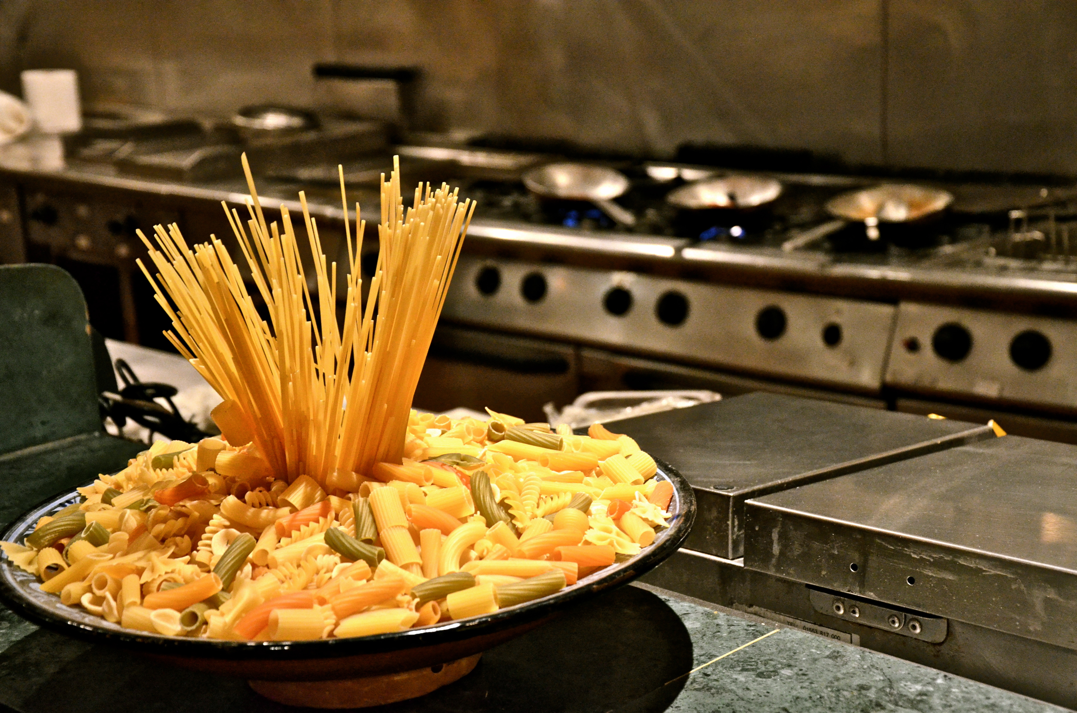 choose your pasta at the italian counter