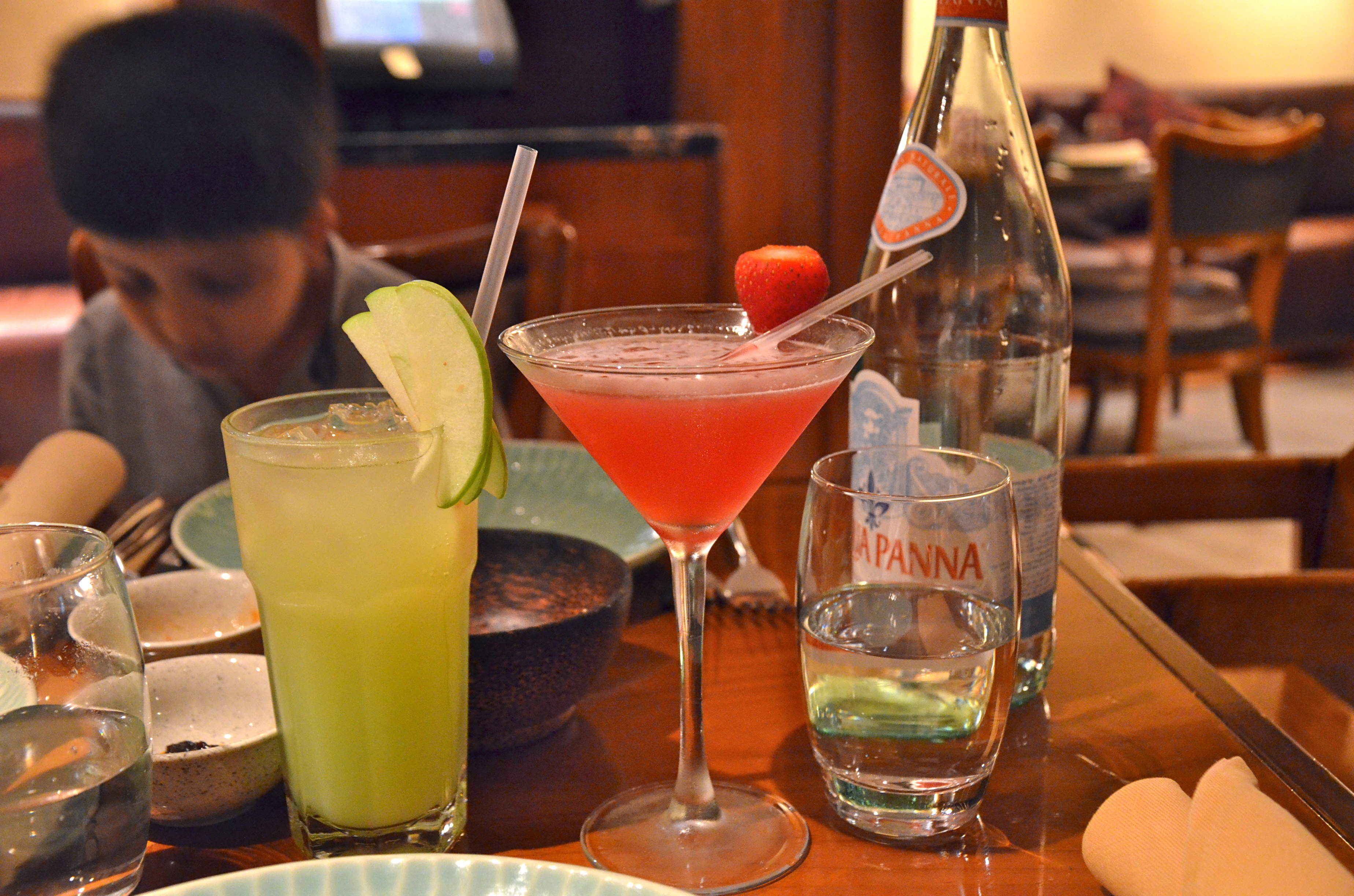 Coolers Dhs 34 From left Bangkok Dream(Blend of apple juice