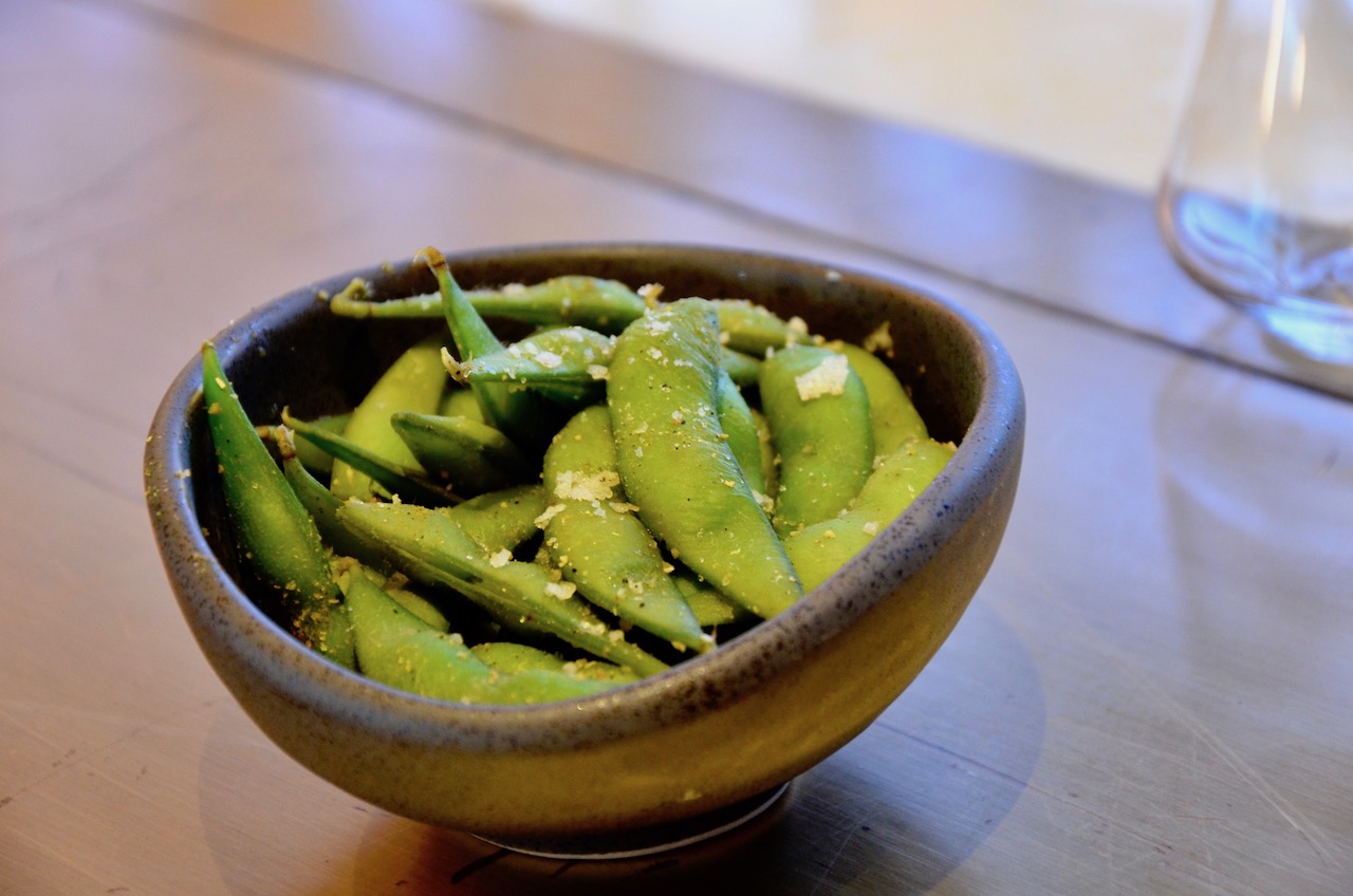 Steam edamame