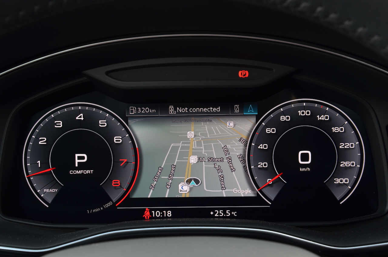 MMI Navigation plus with Audi virtual cockpit