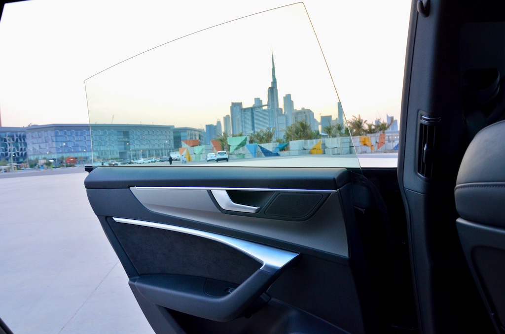 Audi A7 Frameless windows