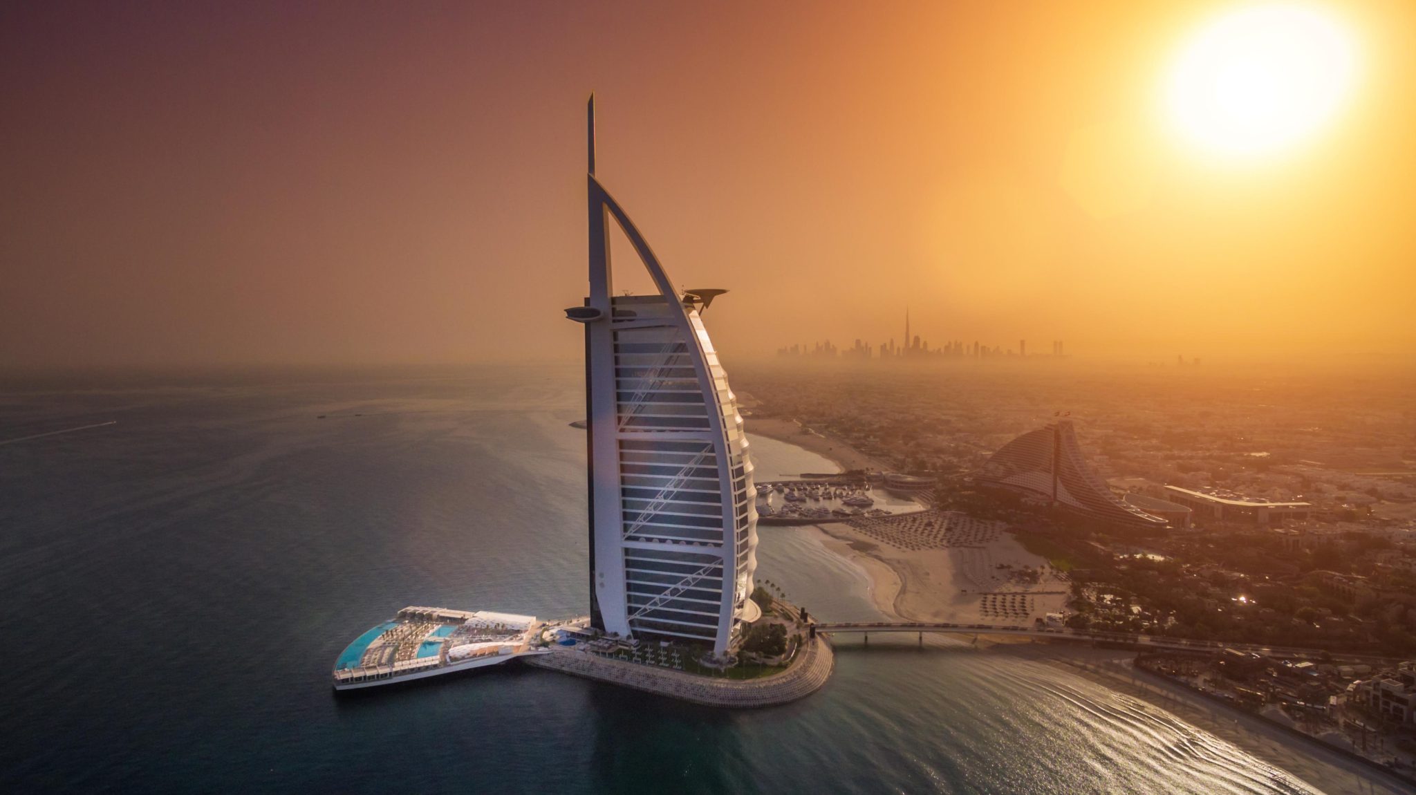 Burj Al Arab Sun Set