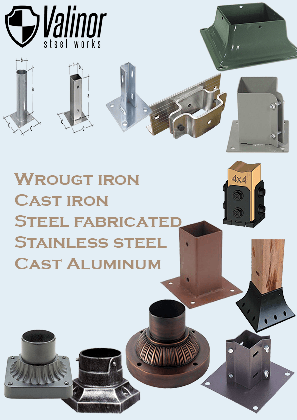 WOODENPOSTBASEFOOTINGMOUNTINGSHARDWARE FACTORYAL AINFUJAIRAH