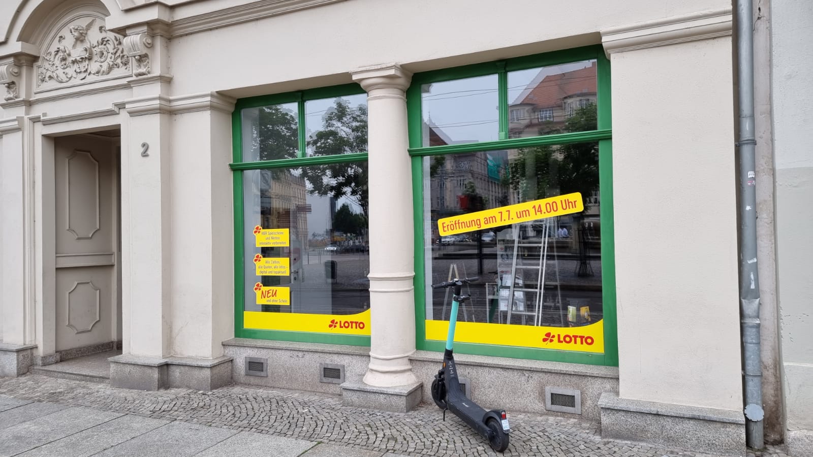 Lottospielen wird digital modernste Filiale in der Region Du bist Halle