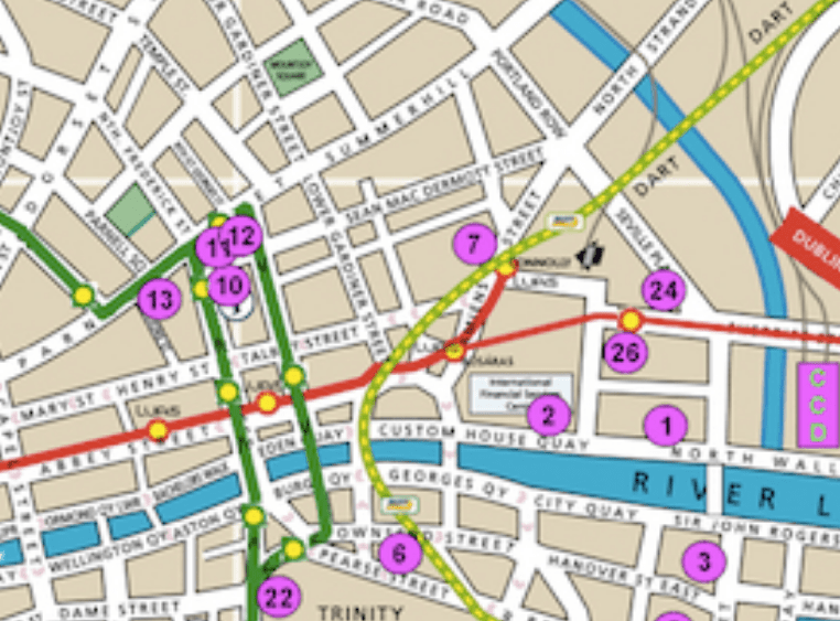 Hotel Location Hilton Garden Inn Dublin City Centre