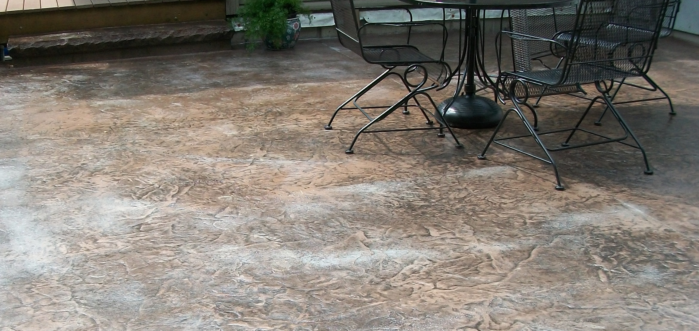 Stained Concrete Patio DuBrook Inc Concrete ReadyMix Concrete