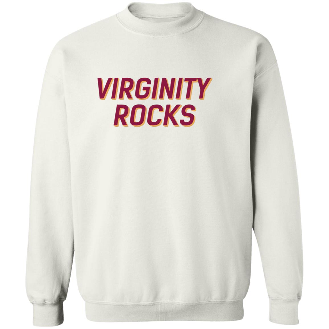 Light blue Virginity Rocks hoodie sweatshirt Resttee