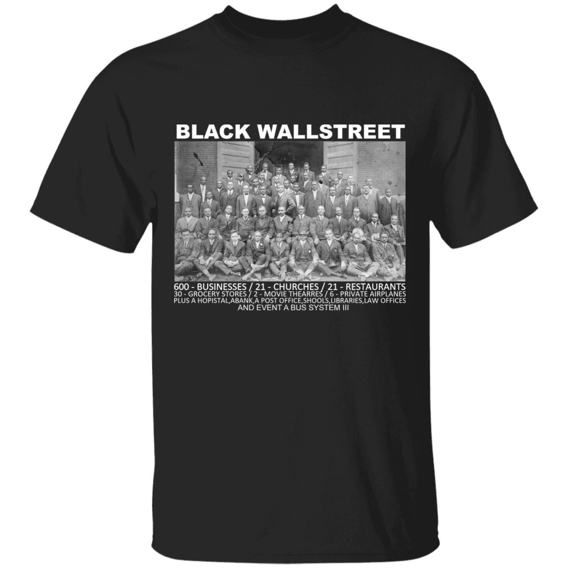 black wall street Resttee