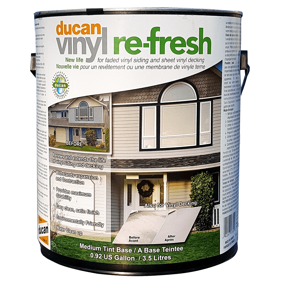 DUCAN VINYL REFRESH MEDIUM TINT BASE 1 GAL Ducan