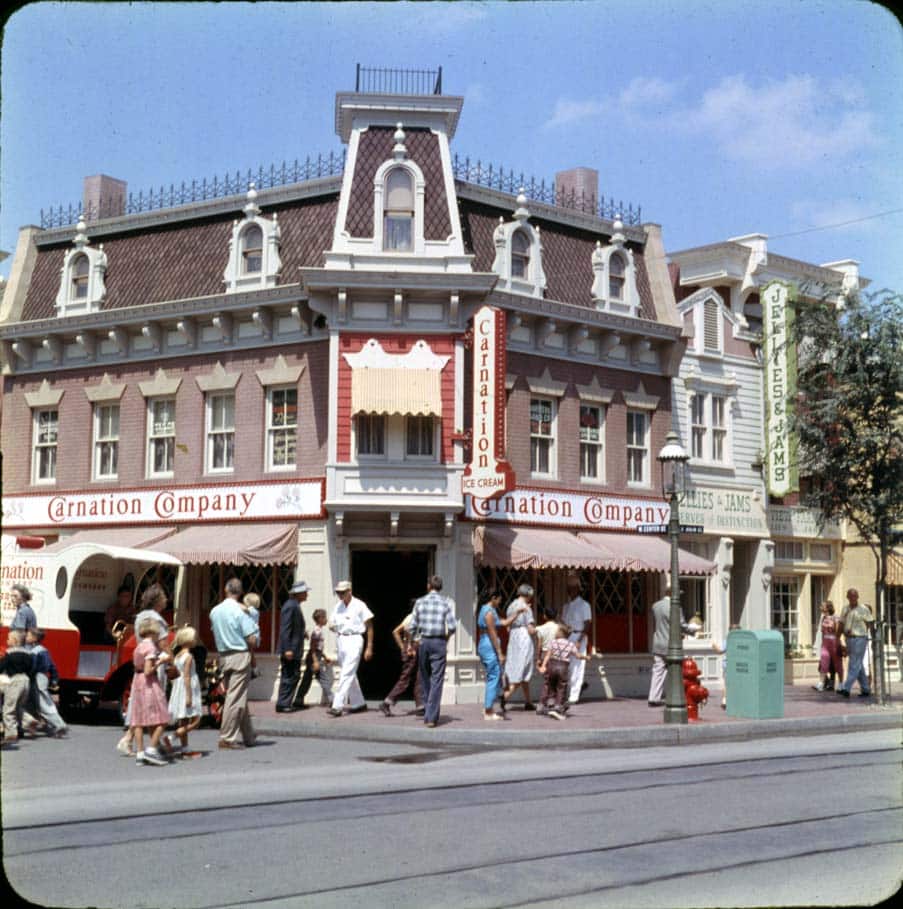 Carnation Ice Cream Parlor on Disneyland's Main Street USA [Closed]